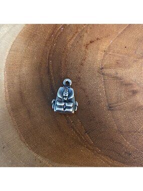 RETIRED James Avery Backpack Charm, Sterling Silver